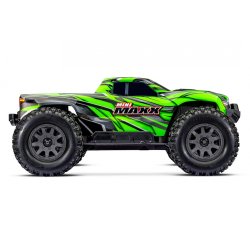 Traxxas Mini Maxx RTR TQ BL-2s Grn - med USB-C oplader / 2s LiPo 
