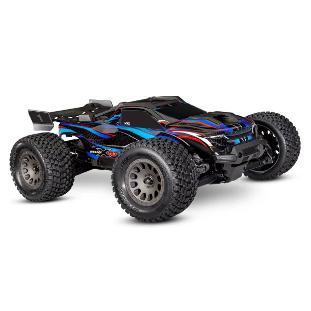 Traxxas Mini XRT RTR TQi VXL-3s Blue - USB-C Charger / 2s Li-Po