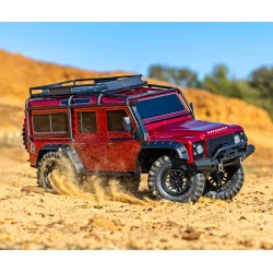 Traxxas TRX-4 Land Rover Defender Clipless R�d