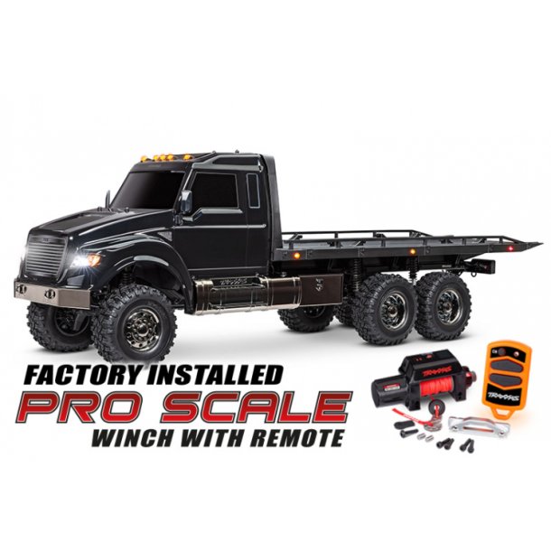 Traxxas TRX-6 Ultimate RC Hauler 6x6 TQi Black med spil