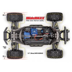 Traxxas MAXX with WideMAXX 4x4 1/10 RTR TQi TSM rd