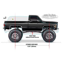 Traxxas TRX-4 Scale &amp; Trail Crawler Chevrolet K10 sort RTR