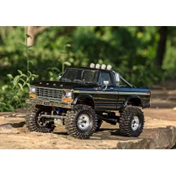 Traxxas TRX-4M Ford F-150 High Trail RTR sort - 2S LiPo/USB oplader
