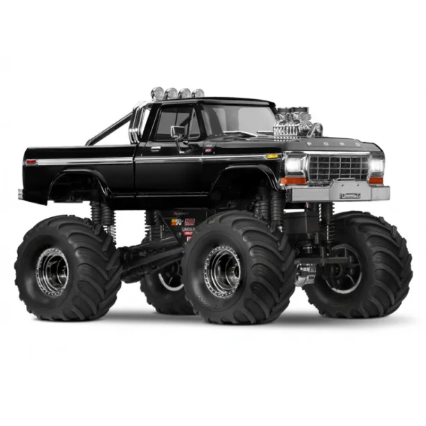 Traxxas TRX-4MT Ford F-150 Monster Truck RTR sort - 2S LiPo/USB lader