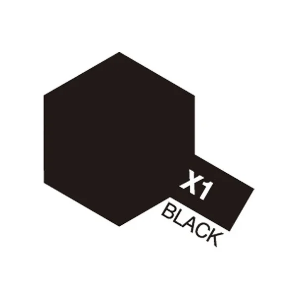 TAMIYA Acrylic Mini X-1 Black (Gloss)