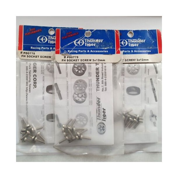 Thunder Tiger PD0775 FH SOCKET SCREW
