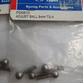Thunder Tiger PD0810 ADJUST BALL 8mm TS-4