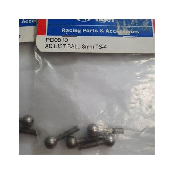 Thunder Tiger PD0810 ADJUST BALL 8mm TS-4