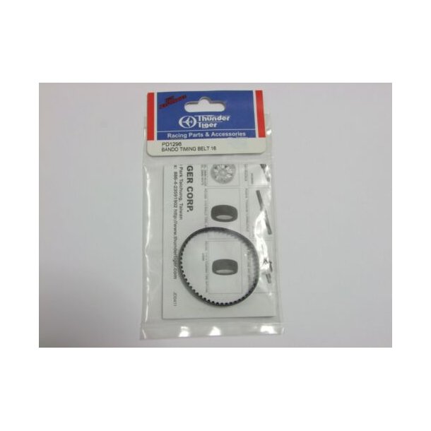 Thunder Tiger PD1298 BANDO TIMING BELT 16
