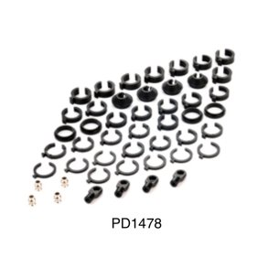 Thunder Tiger PD1478 Shock Ends, MTA4