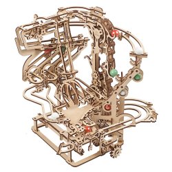 Ugears Marble Run Chain Hoist (Marble - 1) - kuglebane
