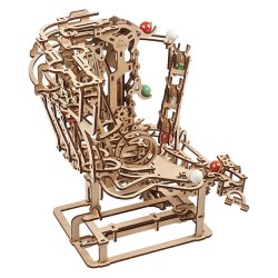 Ugears Marble Run Chain Hoist (Marble - 1) - kuglebane
