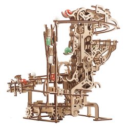 Ugears Marble Run Chain Hoist (Marble - 1) - kuglebane