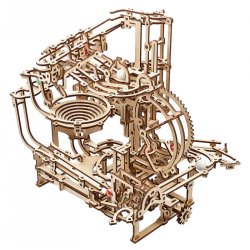 Ugears Marble Run Stepped Hoist (Marble - 2) - kuglebane