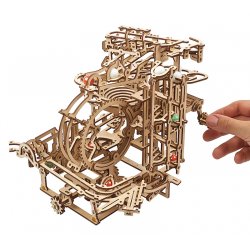 Ugears Marble Run Stepped Hoist (Marble - 2) - kuglebane