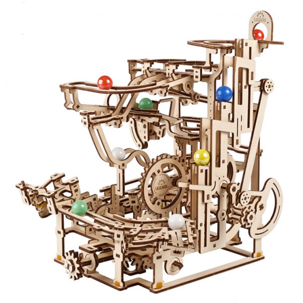 Ugears Marble Run Tiered Hoist (Marble - 3) - kuglebane