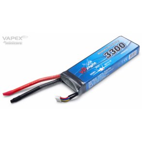 Li-Po Battery 3S 11,1V 3300mAh 30C PREMIUM uden stik