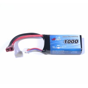 LIPO BATTERI 11,1V 1000MAH 25C Deans stik