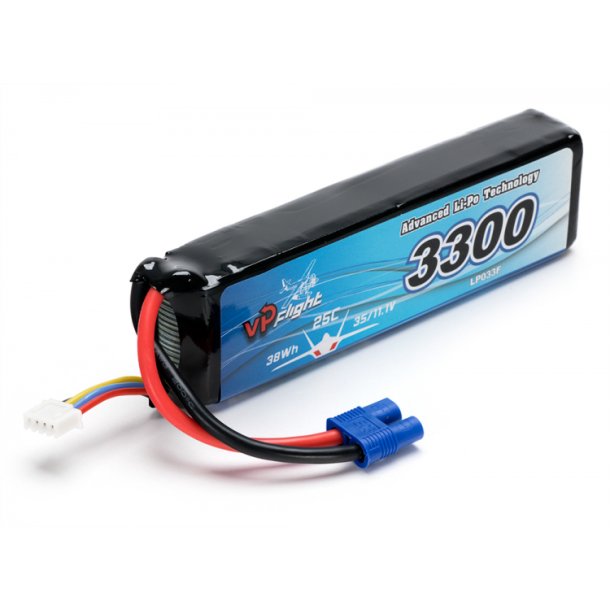 Vapex Li-Po Battery 3S 11,1V 3300mAh 30C EC3-Connector