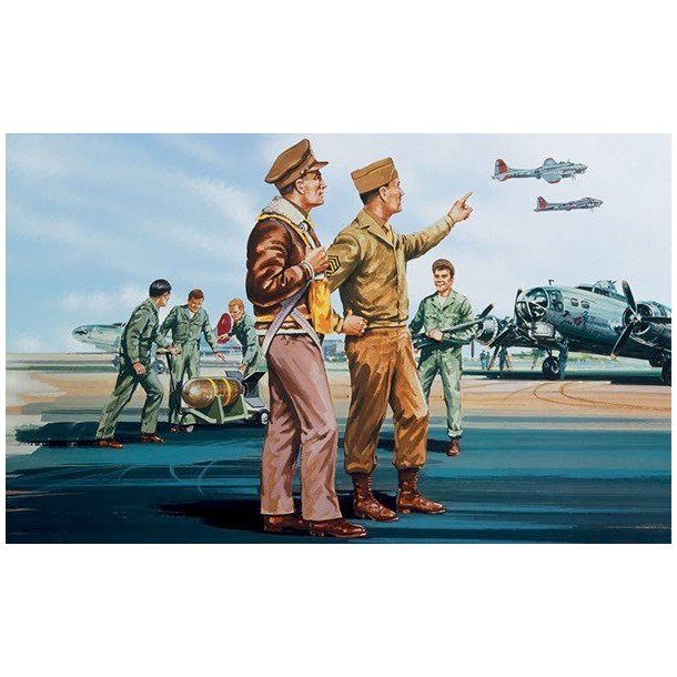   Airfix USAAF Personnel 1/76