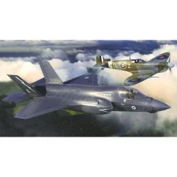 "Then and Now" Spitfire Mk. &amp; F-35B Lightning II Airfix