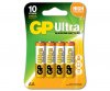 4 stk AA batteri Alkaline fra GP