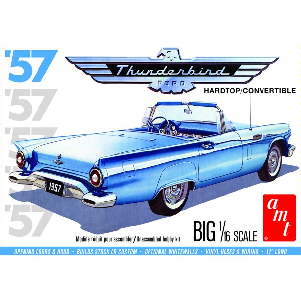 AMT 1957 Ford Thunderbird 2T 1/16 