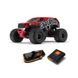 Arrma GORGON 2WD MT 1/10 RTR Smart 3300 7C S120 USB Red