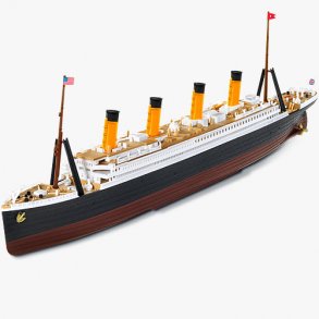 Titanic 26,5 cm farvede dele 1/1000 