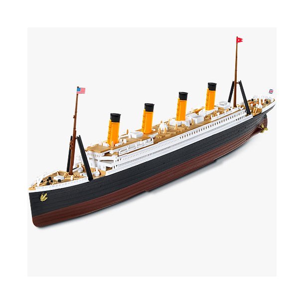 Titanic 26,5 cm farvede dele 1/1000 
