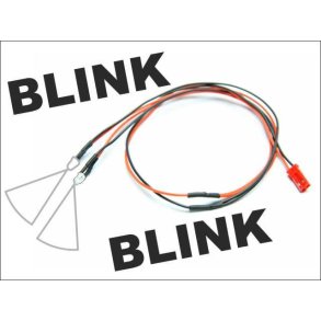 LED  3mm hvid blink