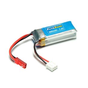 LiPo batteri 300 mAh 7,4V med BEC/JST stik 