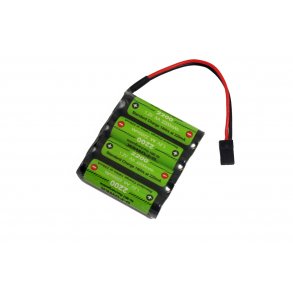 Modtagerbatteri 4,8 NiMH AA 2200mAh flad