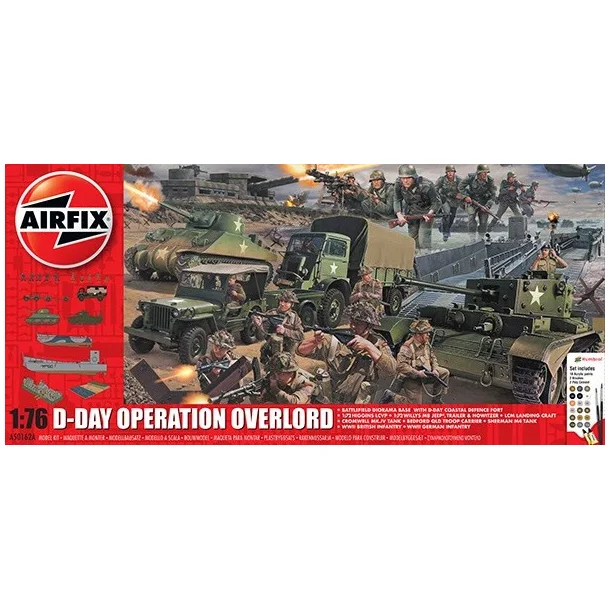 Airfix Operation Overlord D-Day Gift Set 1:76