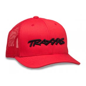 Trucker Hat Curved Bill Red