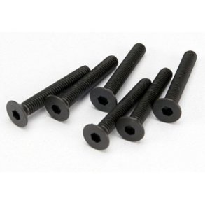 Screws M3X20mm Countersunk Hex Socket (6)