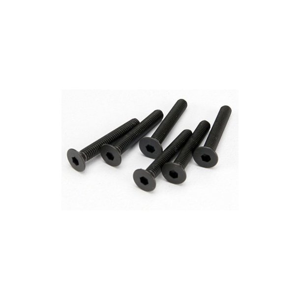 Screws M3X20mm Countersunk Hex Socket (6)