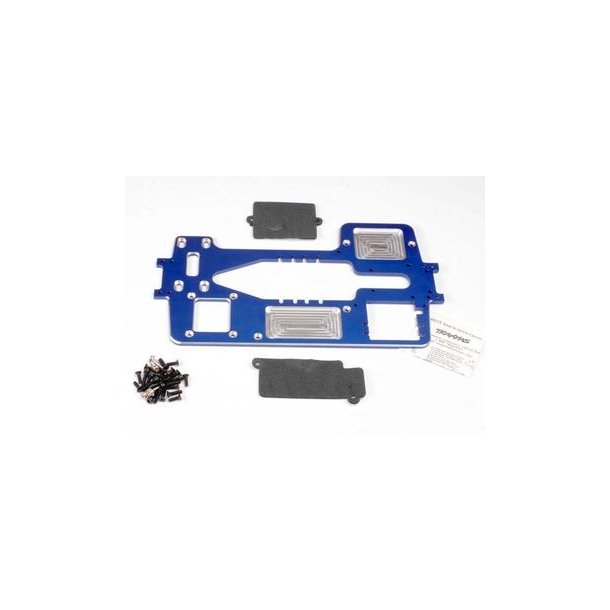 Chassis Alu 4 mm w/ Hardware T-maxx(49104)