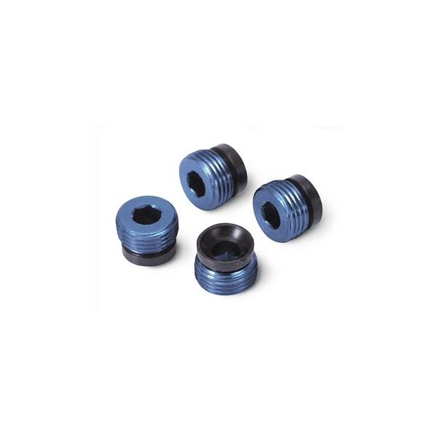 Pivot Ball Caps Aluminium Blue (4) T-Maxx
