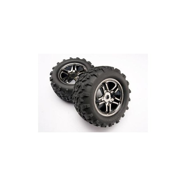 Tires &amp; Wheels Maxx/SS Black Chrome (17mm) 3.8" TSM (2)
