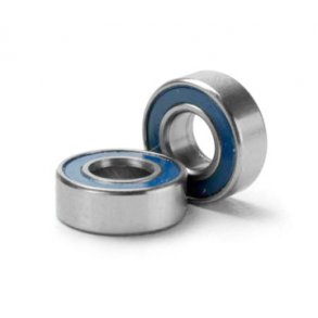 Ball bearing 5x11x4mm Blue Rubber Sealed (2)