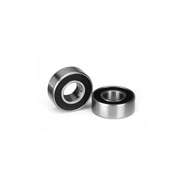 Ball bearing 5x11x4mm Black Rubber Sealed (2)