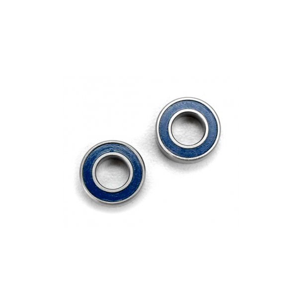 Ball bearing 6x12x4mm Blue Rubber Sealed (2)