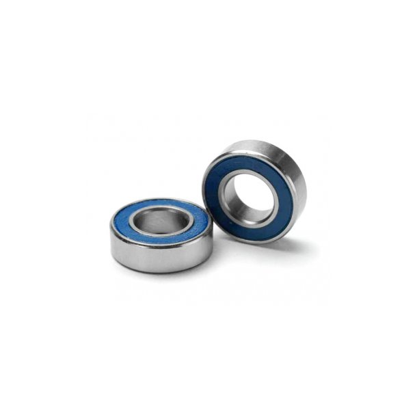 Ball bearing 8x16x5mm Blue Rubber Sealed (2)