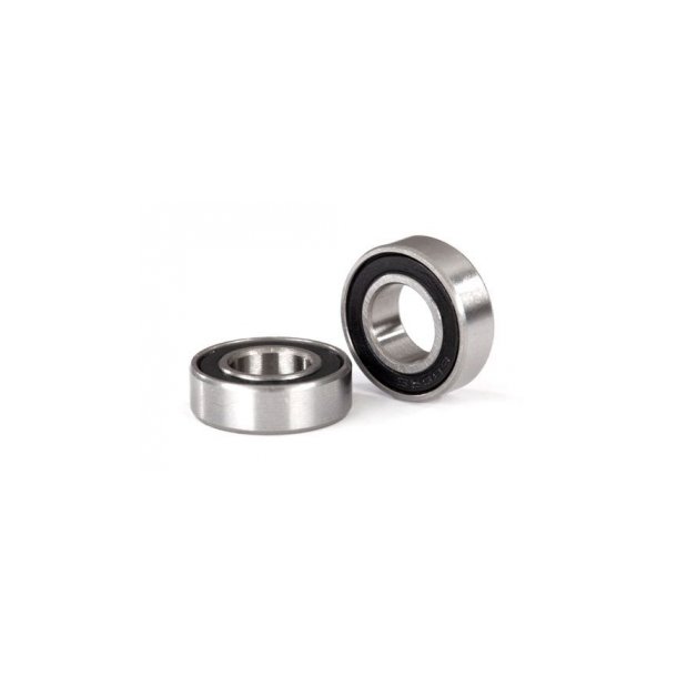 Ball bearing 8x16x5mm Black Rubber Sealed (2)