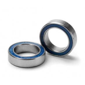 Ball bearing 10x15x4mm Blue Rubber Sealed (2)
