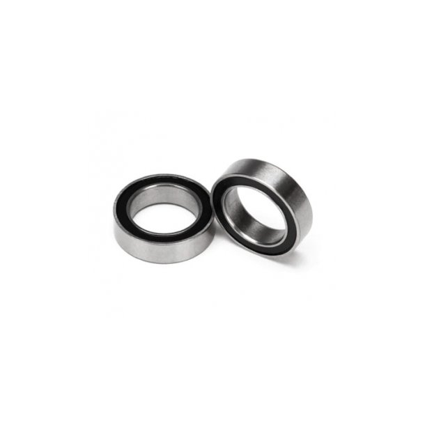 Ball bearing 10x15x4mm Black Rubber Sealed (2)