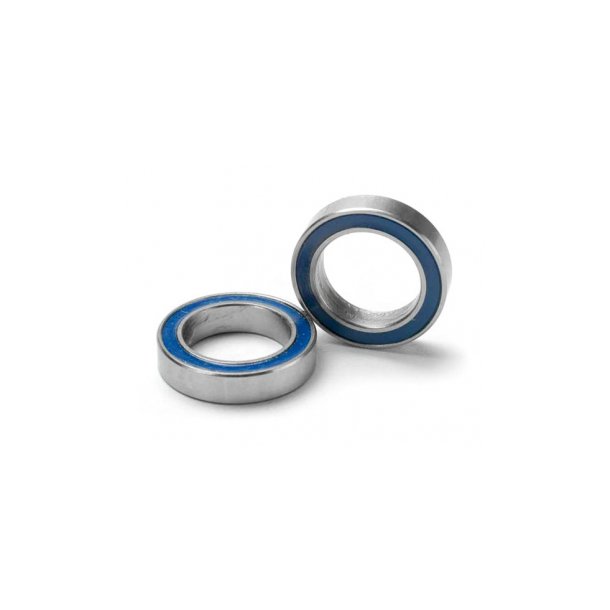 Ball bearing 12x18x4mm Blue Rubber Sealed (2)