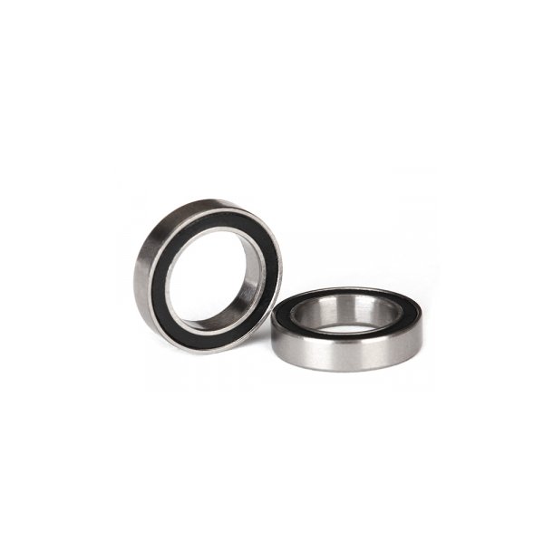 Ball bearing 12x18x4mm Black Rubber Sealed (2)