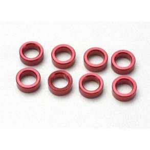 Spacers Aluminium Red (8)